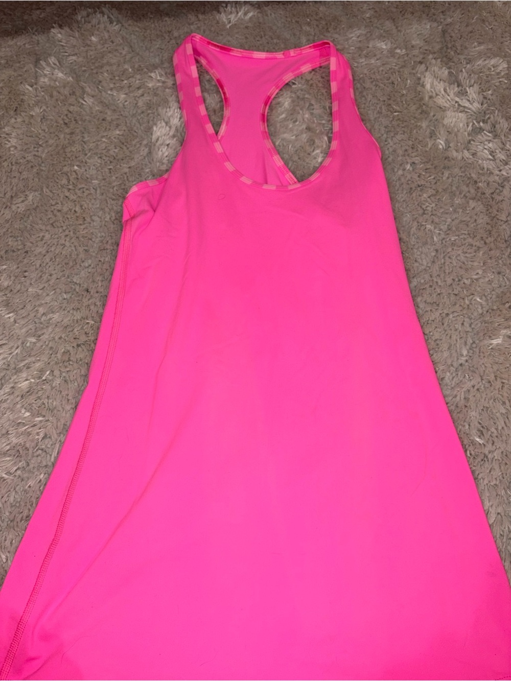 Lululemon Bright Hot Pink Racerback Tank